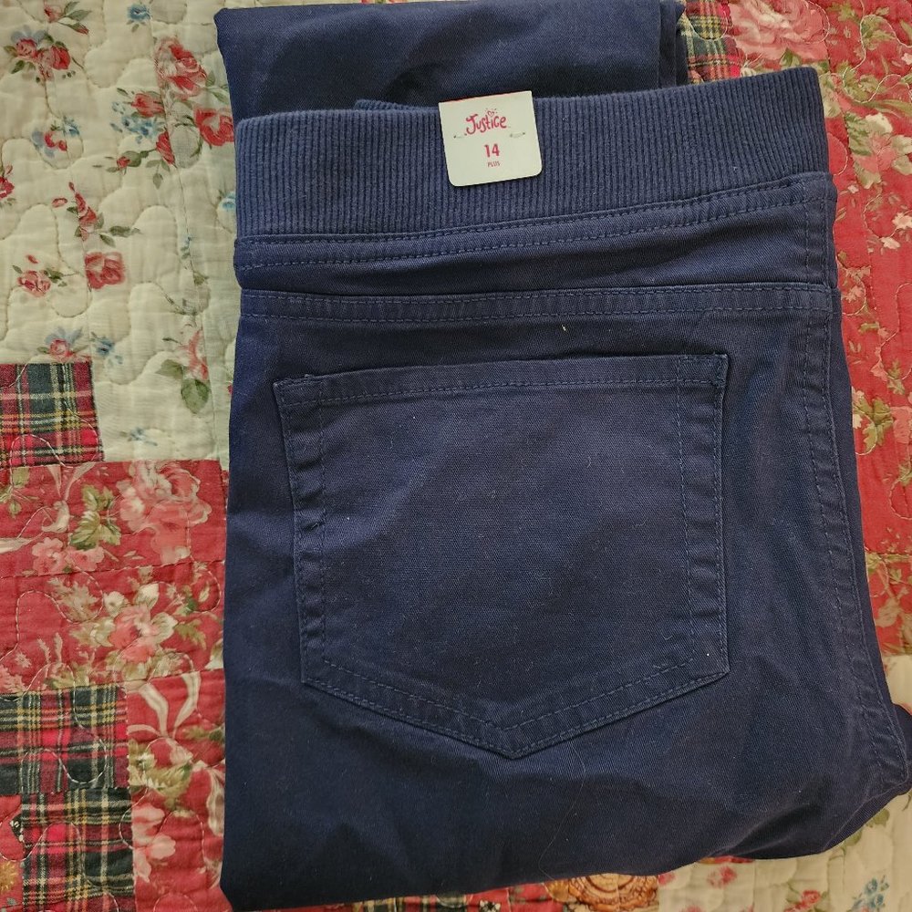 NWT Justice Uniform Pants 14 Plus